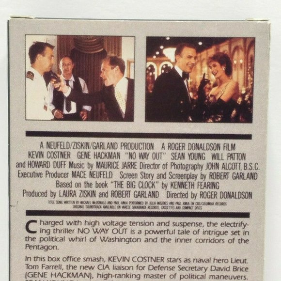 No Way Out (VHS, 1987) 4770E1M - Picture 5 of 9